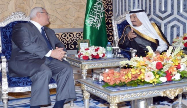 عربستان، نخستین مقصد خارجی رئیس جمهور موقت مصر
