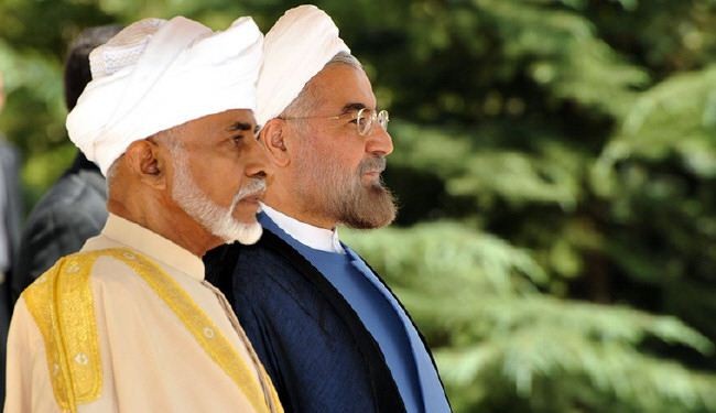 سلطان عمان يهاتف الرئيس الايراني