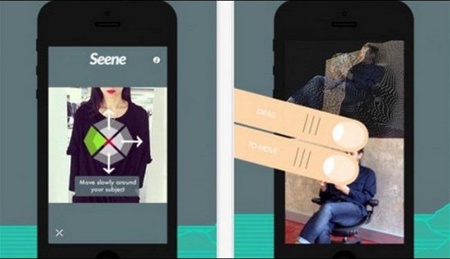 طلاق التطبيق Seene للتصوير ثُلاثي الأبعاد على iOS