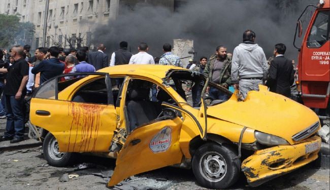 مقتل وإصابة العشرات بتفجير ارهابي بجرمانا في دمشق