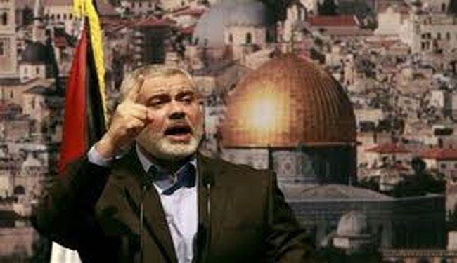 Haniyeh blasts Judaization of al-Quds, al-Aqsa Mosque