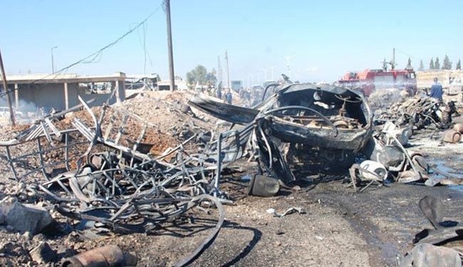 تفجير سيارة بحماة وسط سوريا وسقوط 30 قتيلا على الاقل