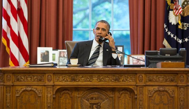 أوباما ونتنیاهو یبحثان الشأن الإیراني هاتفیا
