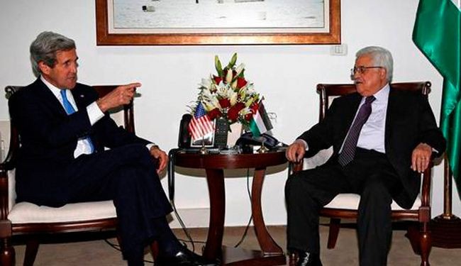 كيري يلتقي عباس لاحتواء ازمة المفاوضات الفلسطينية الاسرائيلية