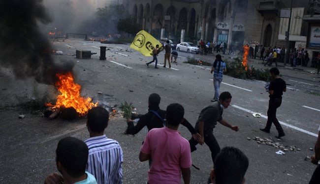 در تظاهرات امروز مصر دو نفر کشته شدند