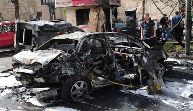 Car bomb in Damascus kills 10 people