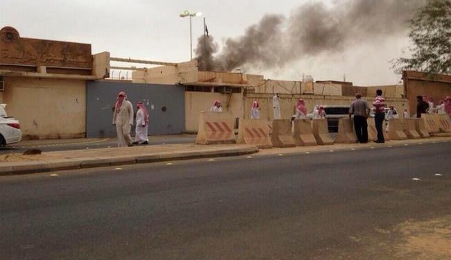 شورش و آتش سوزی در زندانی در شمال عربستان + عکس