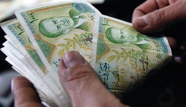بالا رفتن ارزش پول ملی سوریه در مقابل دلار