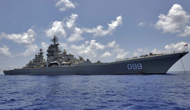 Nuclear-powered missile cruiser joins Russia military fleet in Mediterranean
