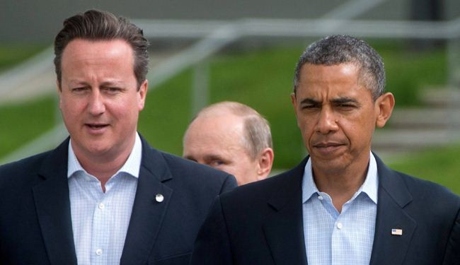 أوباما وكاميرون يؤيدان مواصلة مفاوضات جنيف حول سورية وإيران