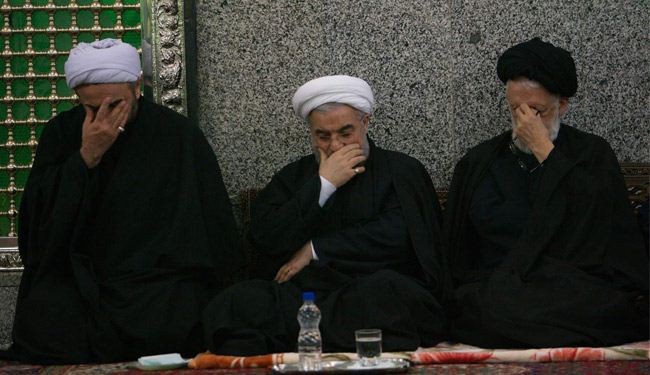 الرئيس روحاني يحضر مراسم العزاء الحسيني بطهران+صور