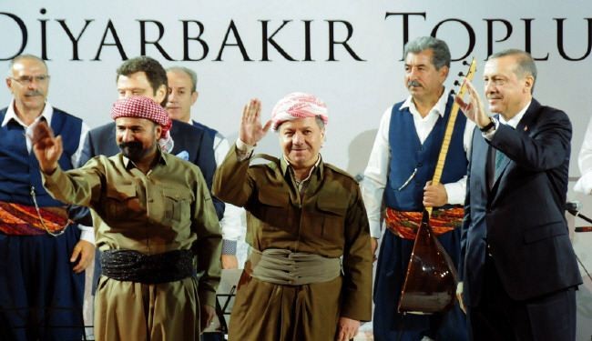 Erdogan meets Barzani after Syrian Kurds autonomy call