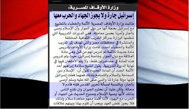 الأوقاف المصرية تنفي الإفتاء بعدم جواز الجهاد ضد 
