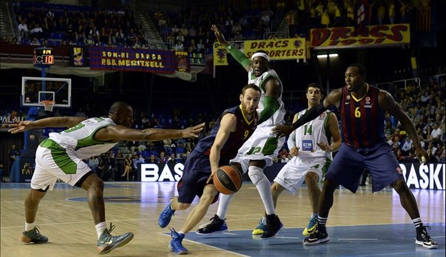 برشلونة الاسباني يواصل صحوته في السلة الاوروبية