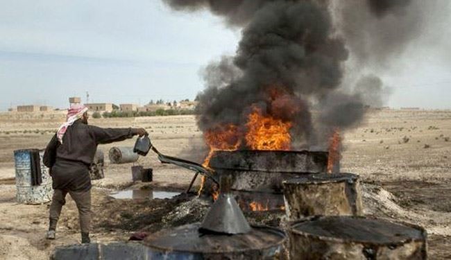 سهم خواهی داعش از نفت دیرالزور در سوریه