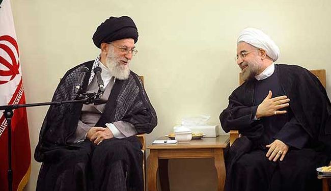 روحاني يهنئ قائد الثورة بالانجازات التي تم تحقيقها بالاتفاق