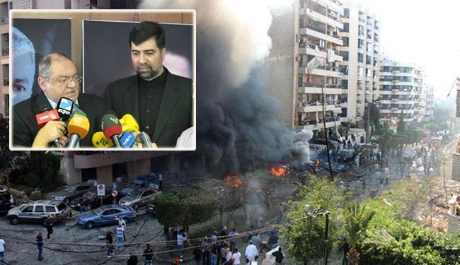 وزير الدفاع اللبناني يتفقد السفارة الإيرانية منددا بالتفجير الإرهابي