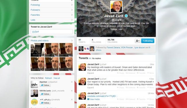 ماذا قال ظريف في آخر تغريداته حول جولته الخليجية؟