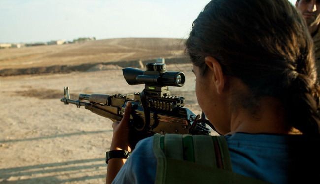 Kurdish women fight al-Qaeda in Syria