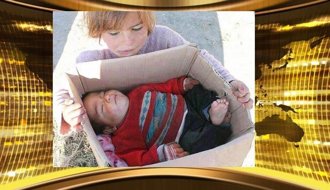 تصاویری دردناک از کودکان آواره سوری