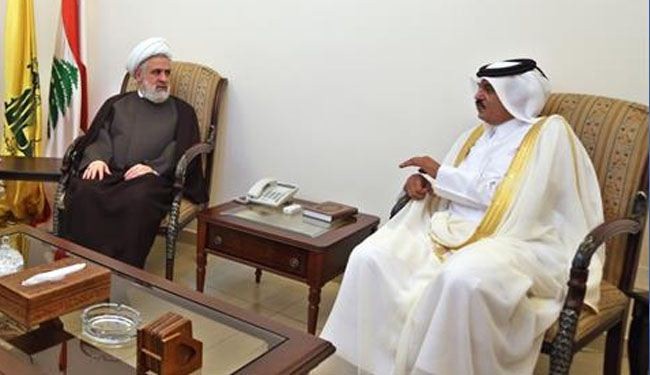 Hezbollah’s Qassem, Qatari ambassador discuss Syria solution
