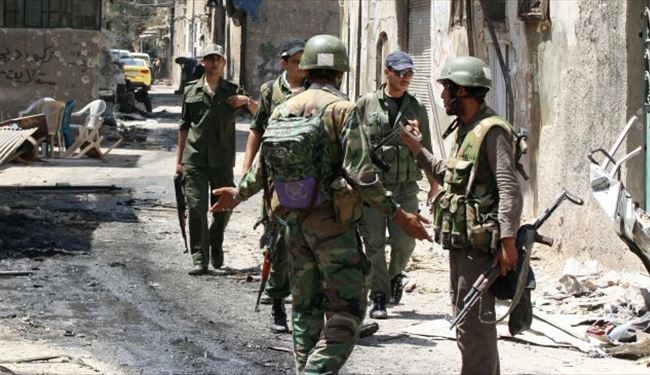 تسلط ارتش سوریه به ورودی های شهر عدرا