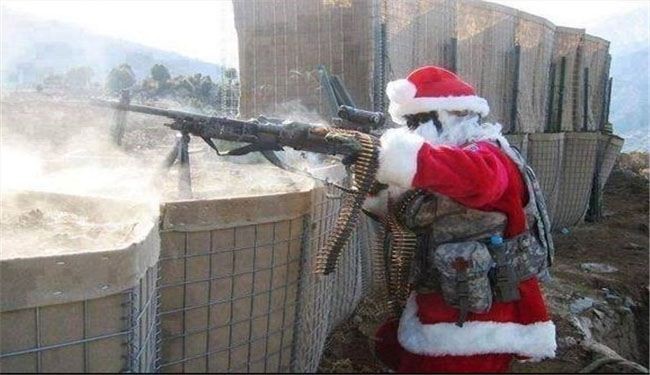 Santa Claus fights foreign-backed terrorists in Syria