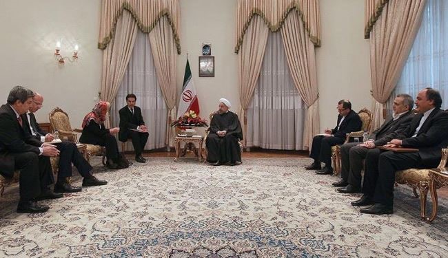 روحاني: ایطالیا مؤثرة في ارساء الثقة بین ایران واوروبا