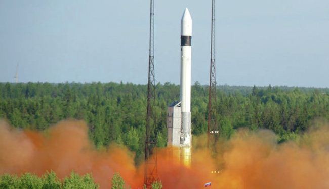 Russia launches 3 military satellites into space