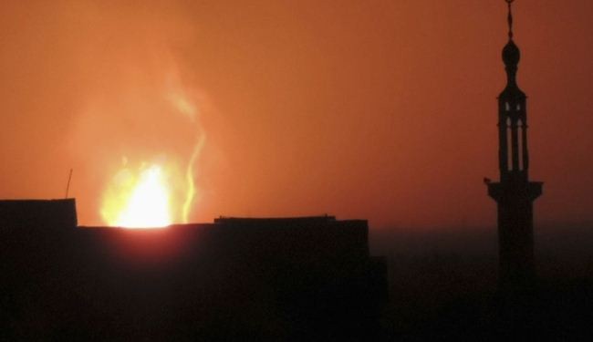 Terrorist attack on gas pipeline near Damascus