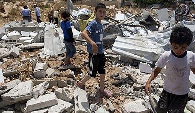 Israel smashed Palestinians' homes in cold Christmas Eve