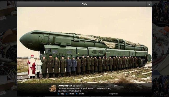 صورة.. تهنئة بالميلاد مثيرة للجدل من مسؤول روسي