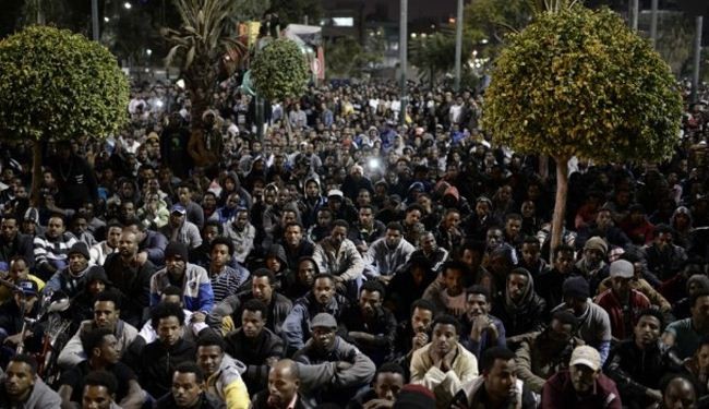 African migrants protest Israeli injustice