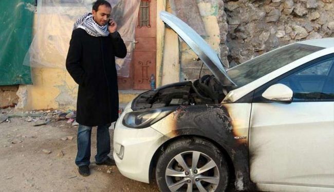 Israeli settlers torch Palestinian cars in West Bank