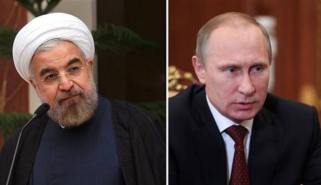 Rouhani, Putin discuss Syria crisis, nuclear deal