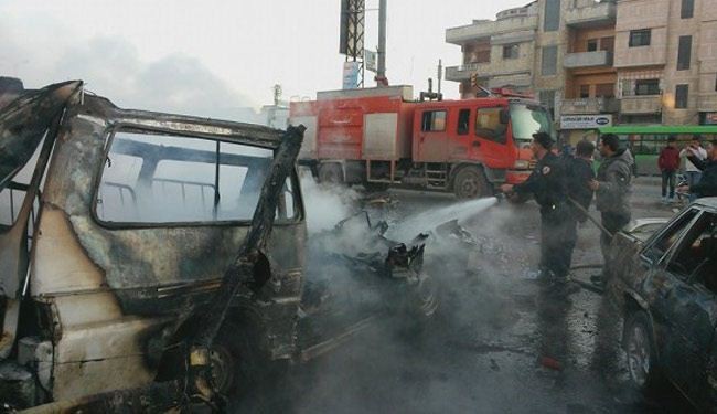 المسلحون يستهدفون المدنيين في حمص بالصواريخ