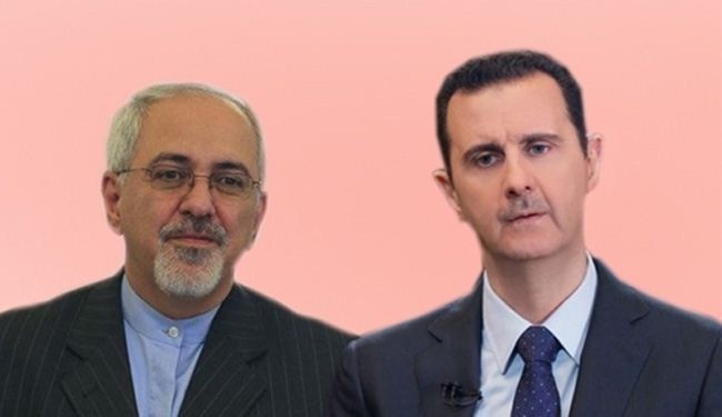 Assad, Zarif hold security talks in Damascus