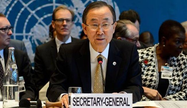 Ban Ki-moon opens Geneva II conference
