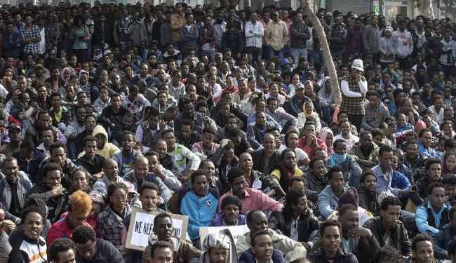 تظاهرة جديدة لافارقة ضد سياسة الهجرة في الاراضي المحتلة
