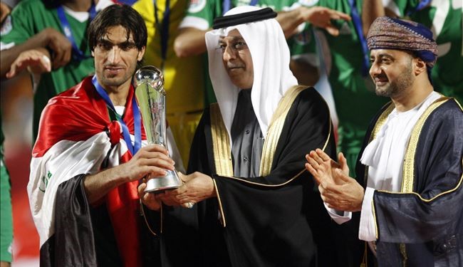 العراق يتوج بطلا للنسخة الاولى لكأس اسيا الأولمبية