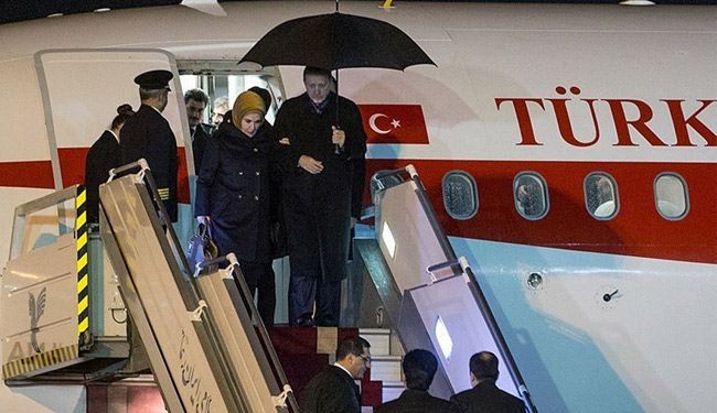 بالصور/ طهران.. استقبال اردوغان والوفد المرافق له