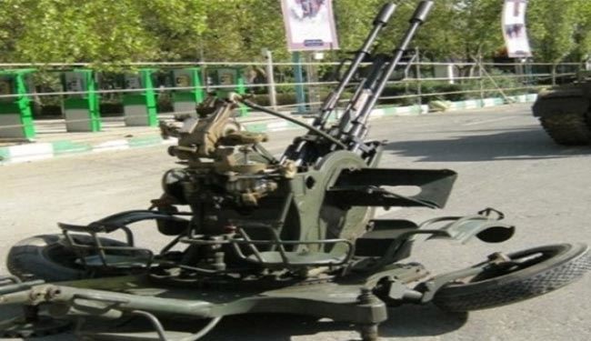بالصور/ مدفع رشاش عيار 23مم من الانجازات الدفاعية الإيرانية