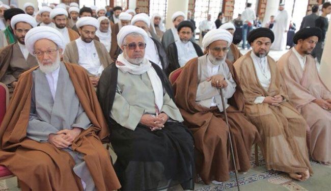 بالصور؛ إعتصام في المنامة احتجاجاً على حل المجلس العلمائي