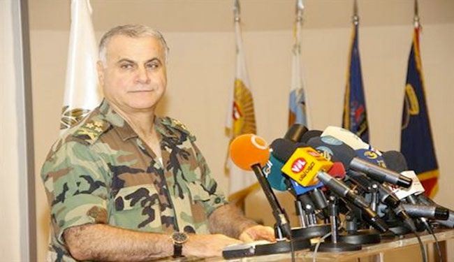 Lebanon Army chief says terror war is top mission