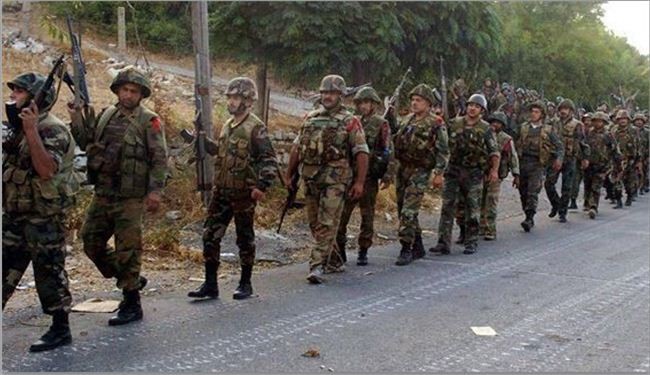 الجيش ينفذ عمليات عسكرية ضد معاقل المسلحين بالقلمون