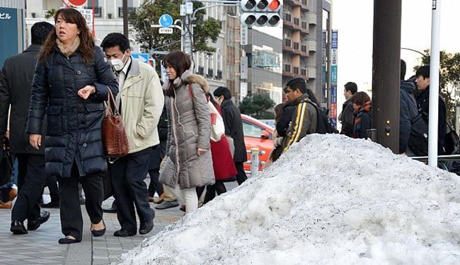 ثلوج كثيفة في اليابان تودي بحياة 19 شخصا واصابة 365 اخرين