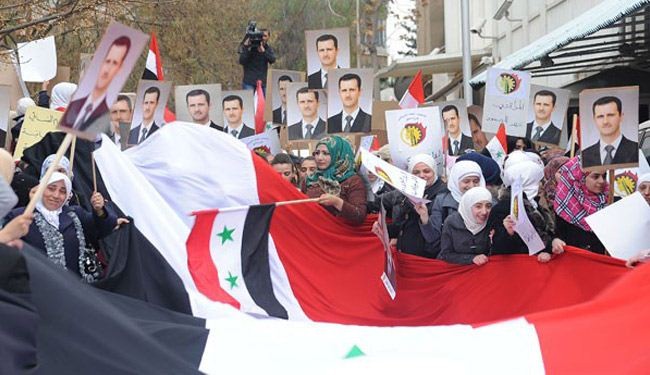 نساء سوريا يطالبن الامم المتحدة بالضغط لوقف دعم الارهاب