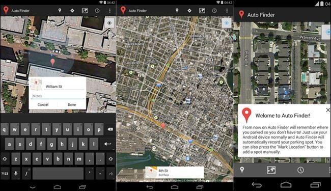 تطبيق مجاني لتحديد مكان السيارة ..لأجهزة آندرويد Android