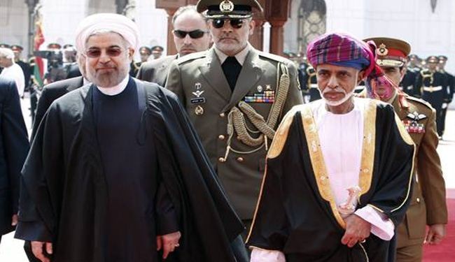 In Oman, Rouhani extends hand to Persian Gulf monarchies
