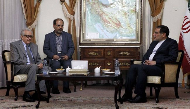 الابراهيمي يواصل زيارته طهران لبحث الازمة السورية
